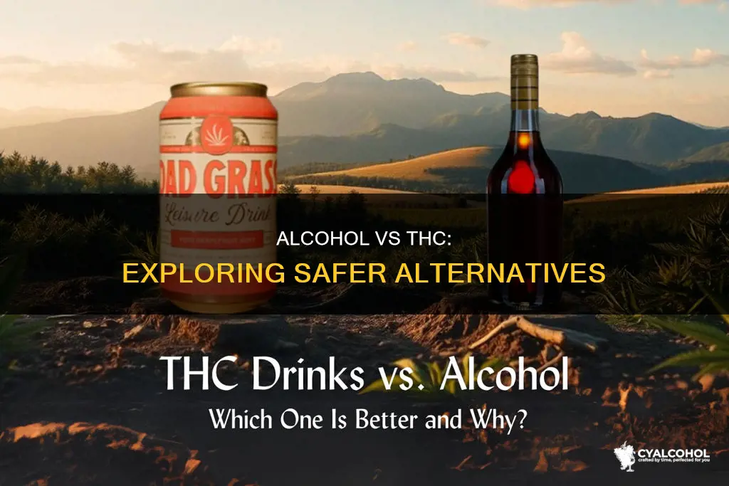 is it better to switch from alcohol to thc