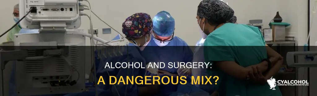 is it dangerous for an alcoholic to have surgery