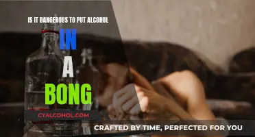 Alcohol in a Bong: A Dangerous Mix?