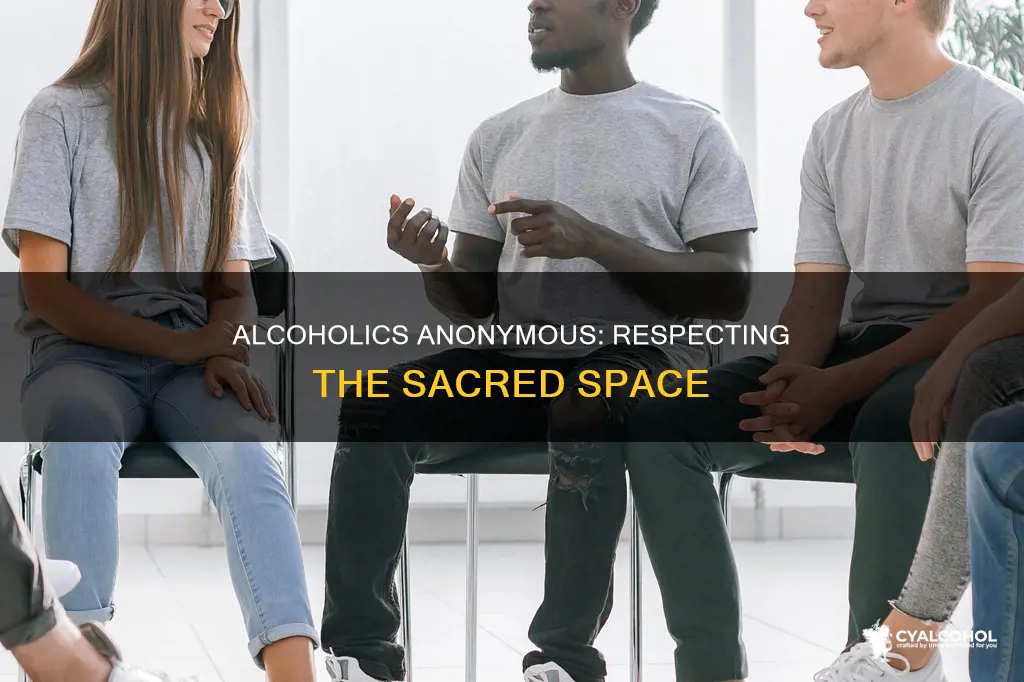 is it disrespectful to go to an alcoholic a meeting
