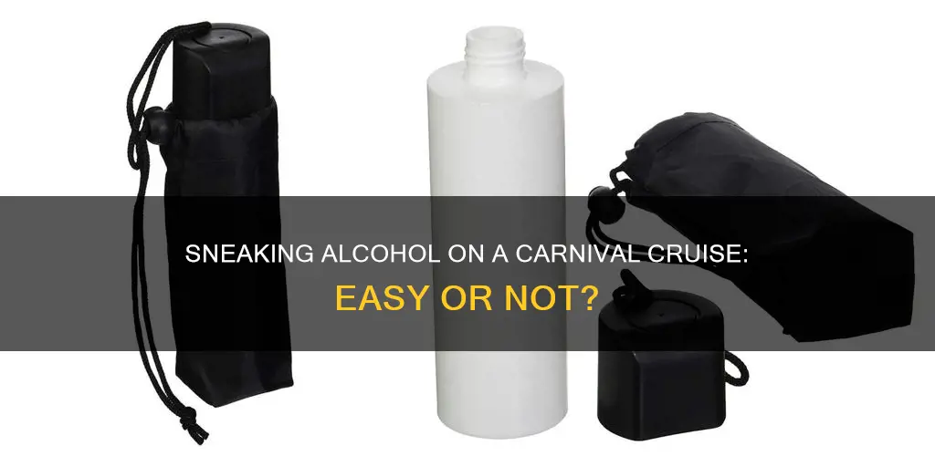 is it easy to sneak alcohol on a carnival cruise