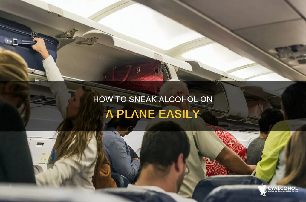 is it easy to sneak alcohol on a plane