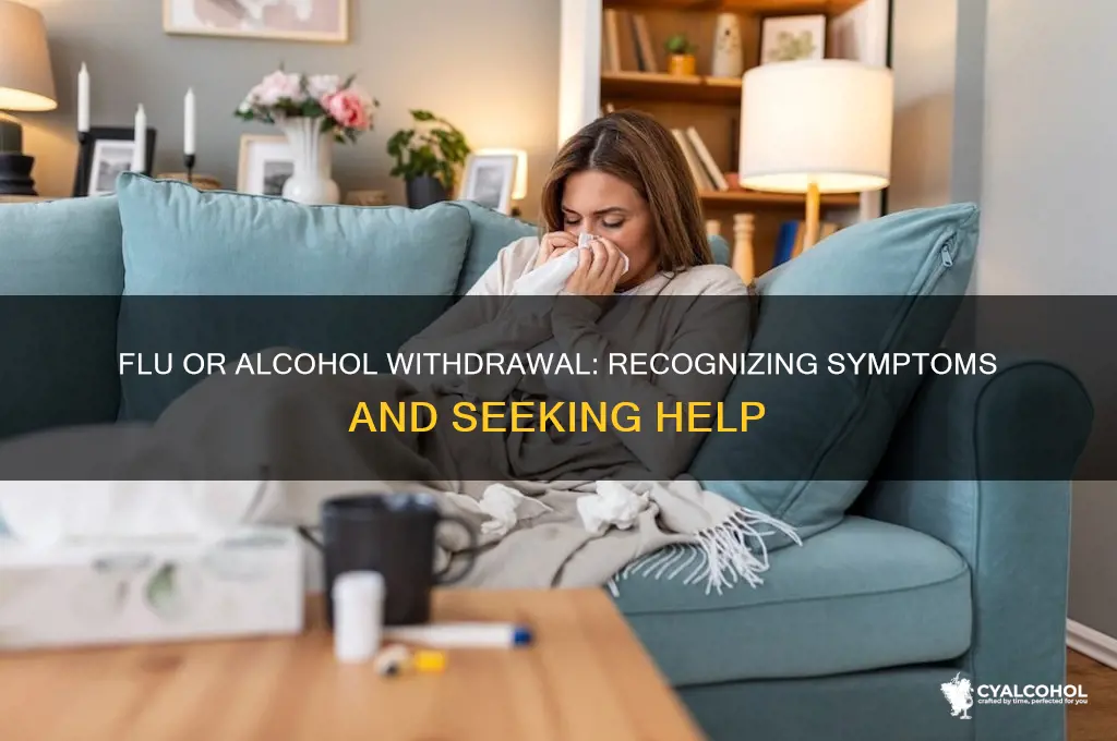 is it flu or alcohol withdrawal