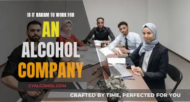 Working for Alcohol Companies: Halal or Haram?
