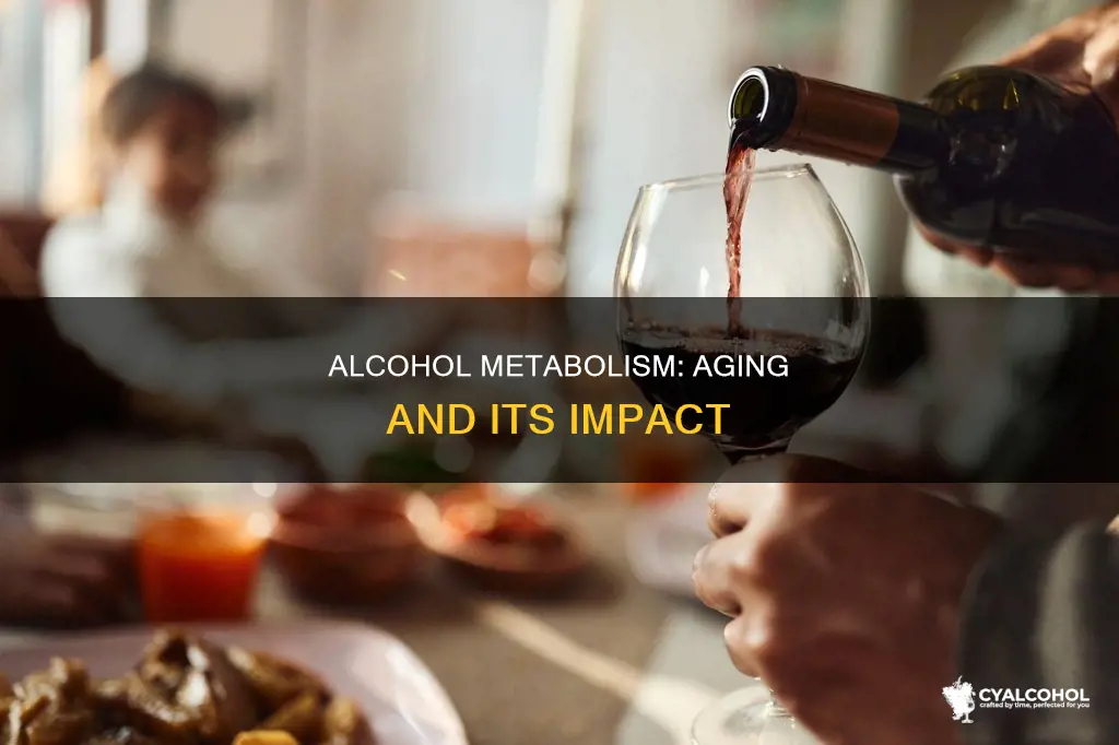 is it harder to metabolize alcohol as we age