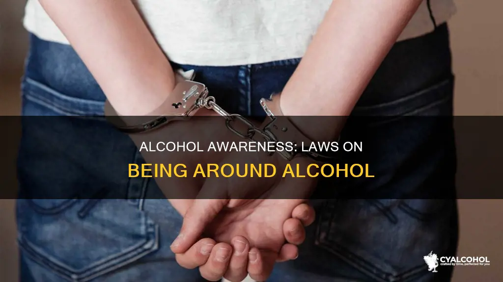 is it illegal to be in the presence of alcohol