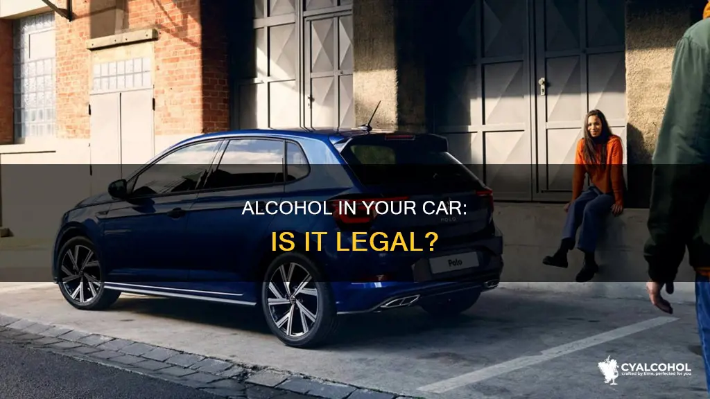 is it illegal to carry alcohol in your car