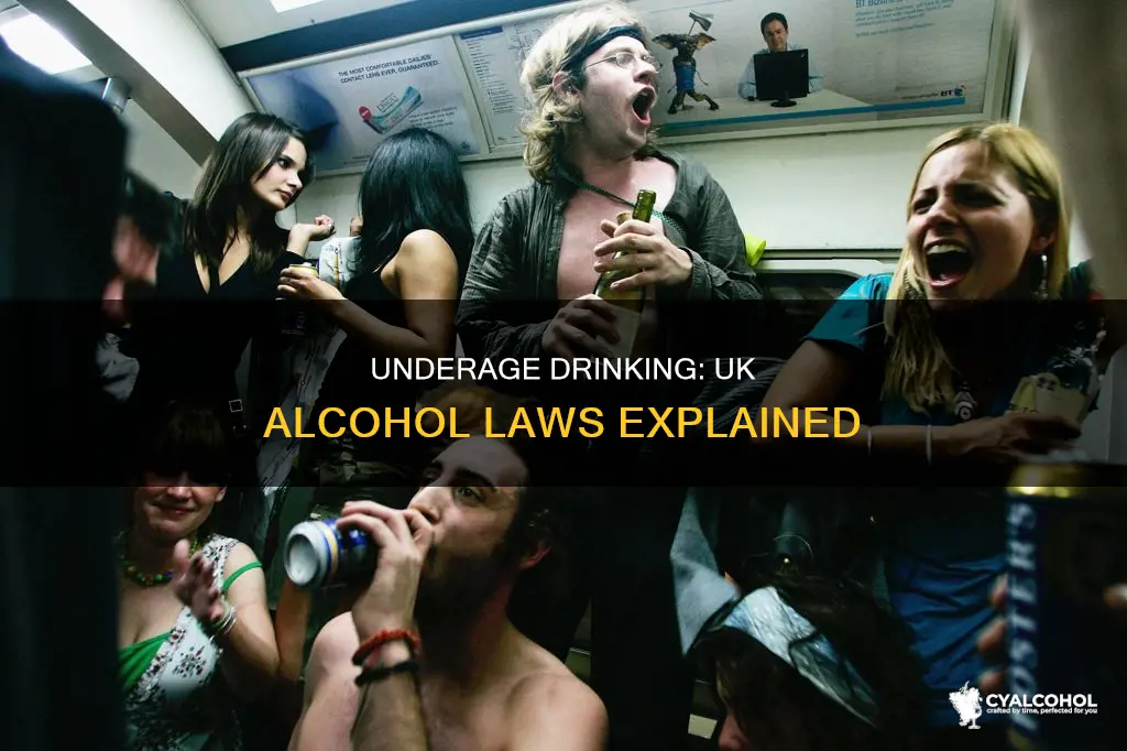 is it illegal to carry alcohol under 18 uk