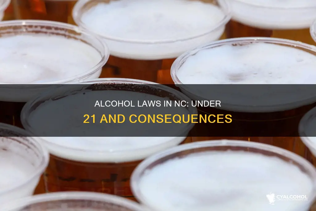 is it illegal to carry alcohol under 21 in nc