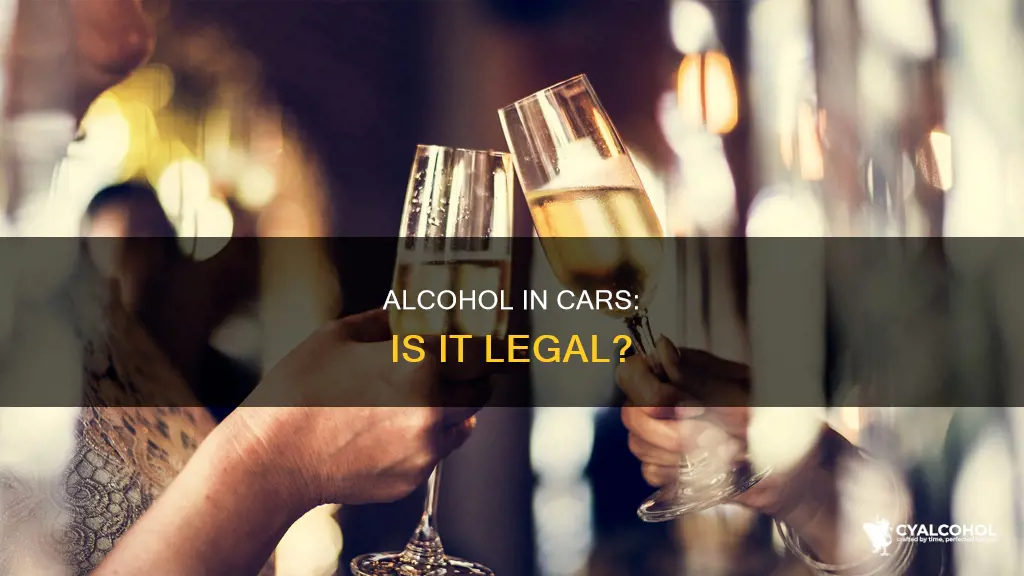 is it illegal to drive with alcohol in the car