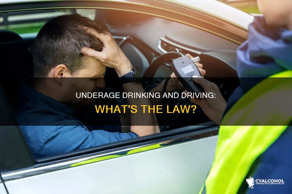 is it illegal to drive with alcohol under 21