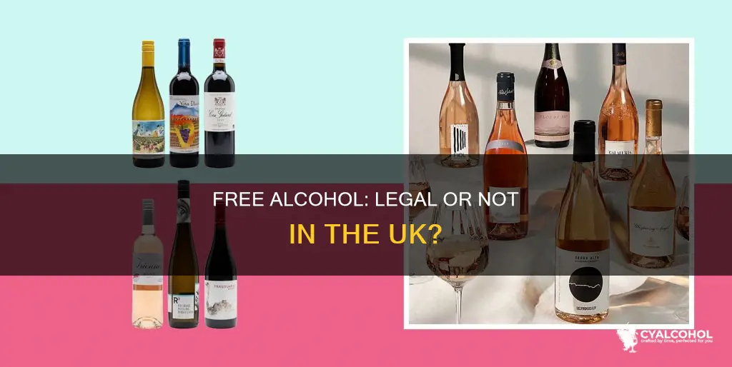 is it illegal to give alcohol away for free uk