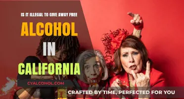 Free Alcohol Giveaways: California's Legal Stance