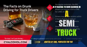 Alcohol in Semi Trucks: What's the Law?