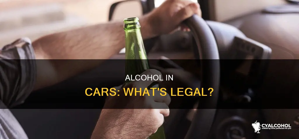 is it illegal to have alcohol in the car