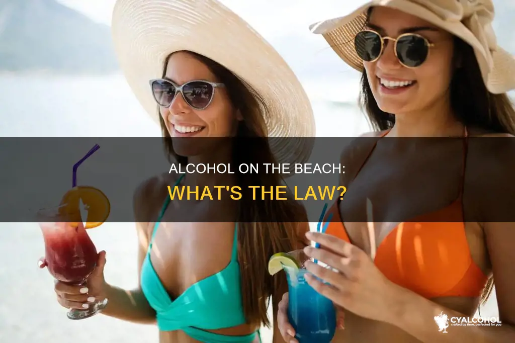 is it illegal to have alcohol on the beach