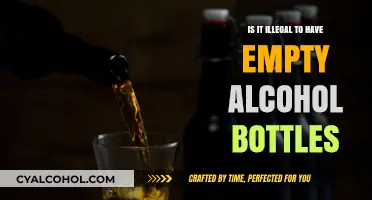 Empty Alcohol Bottles: Legal or Not?