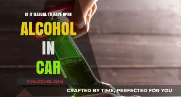 Alcohol in Cars: Legal or Not?