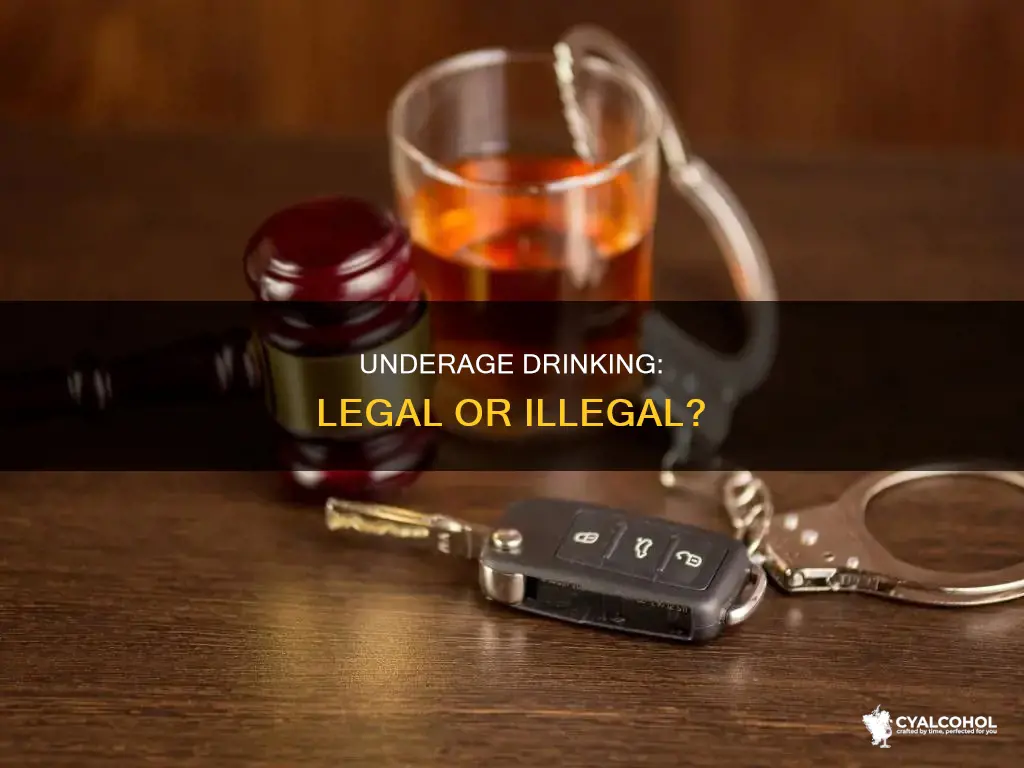 is it illegal to purchase or consume alcohol under 21