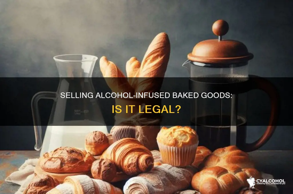 is it illegal to sale alcohol baked cooks