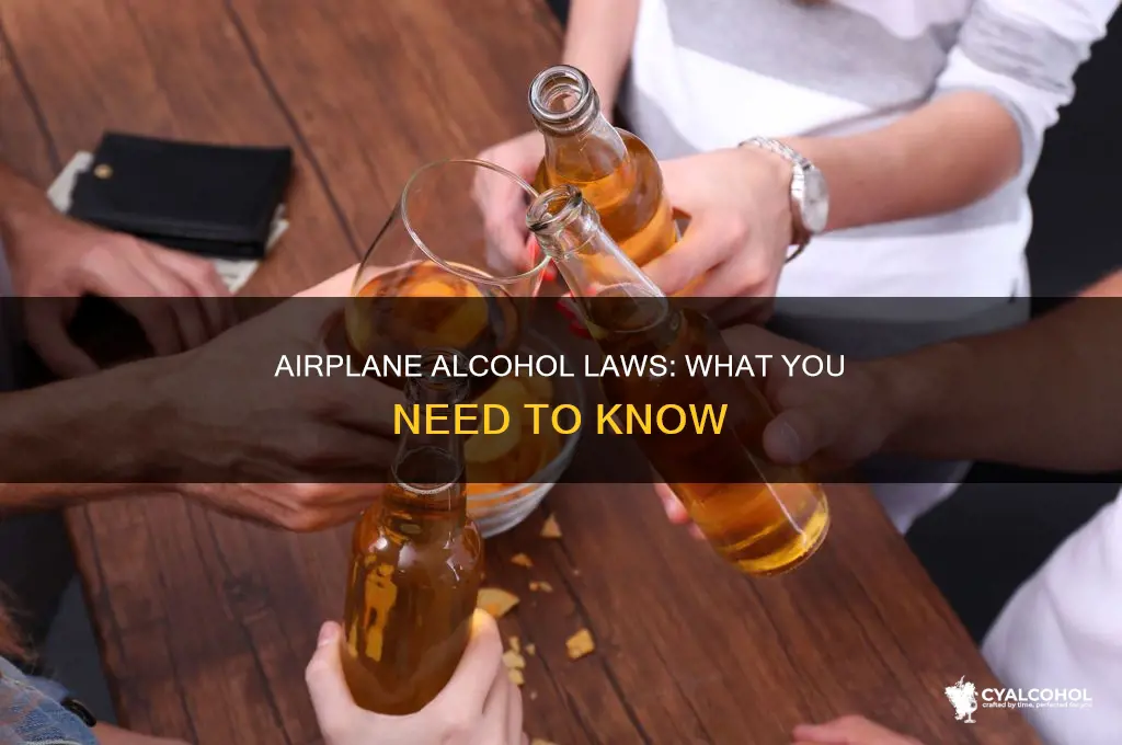 is it illegal to shop alcohol in airplanes
