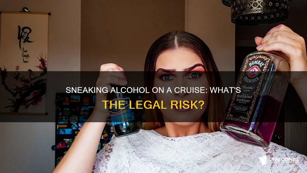 is it illegal to sneak alcohol on a cruise