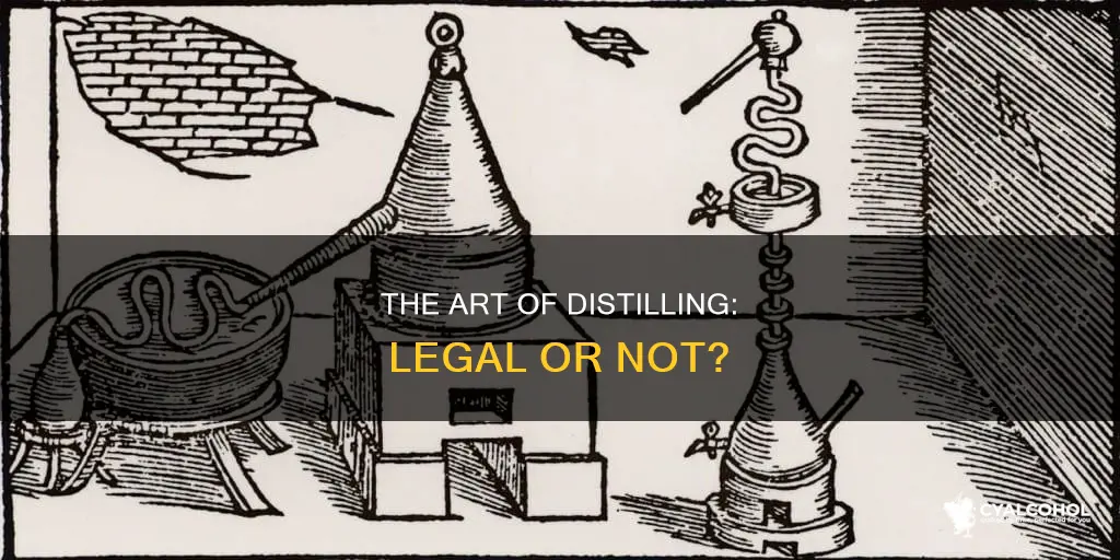 is it illegal to teach how to distill alcohol