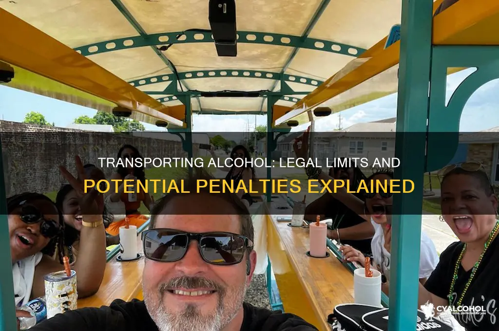 is it illegal to transport alcohol