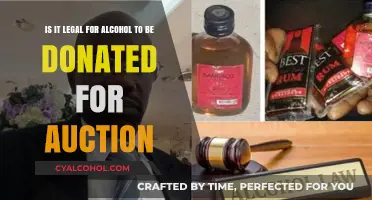 Alcohol Donation for Auction: Is It Legal?
