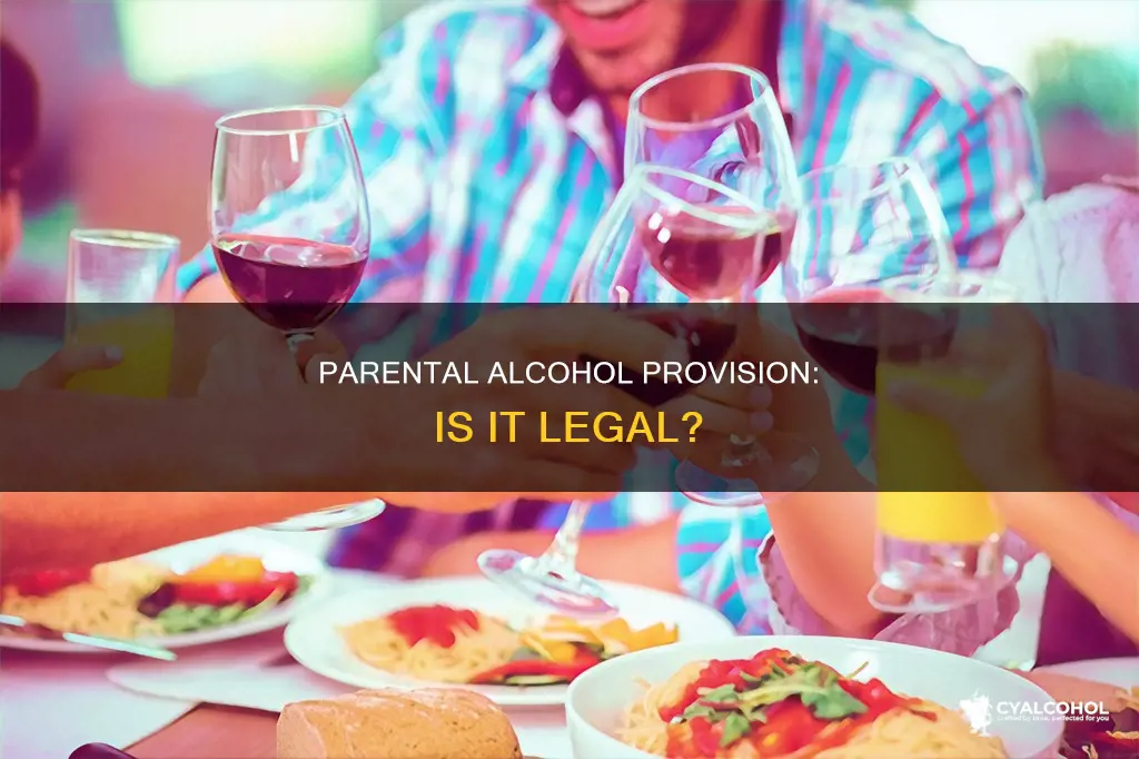 is it legal for parents to give children alcohol