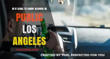 Alcohol in Public: LA's Open Container Laws