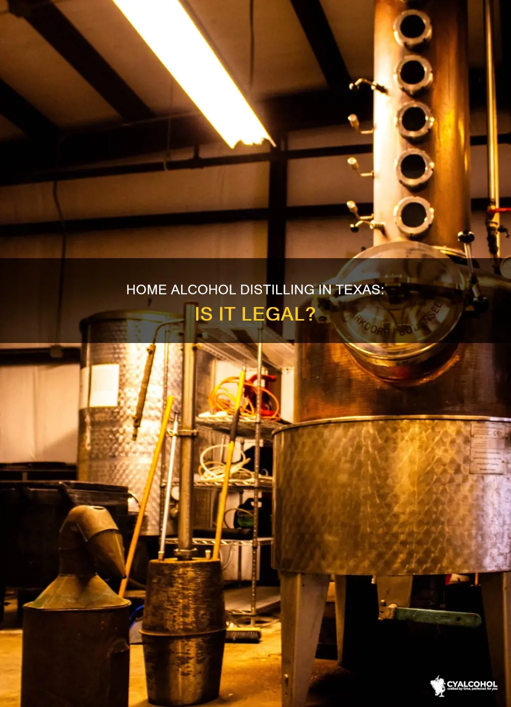 is it legal to distill alcohol at home in texas