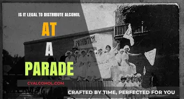 Alcohol Distribution Legality at Parades