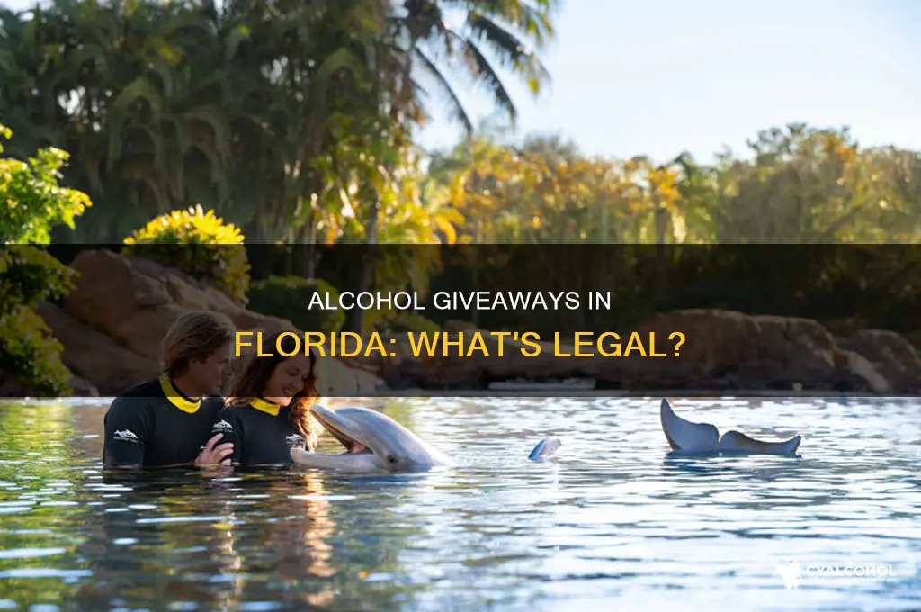 is it legal to give away alcohol florida
