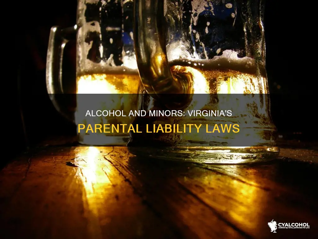 is it legal to give your child alcohol in virginia
