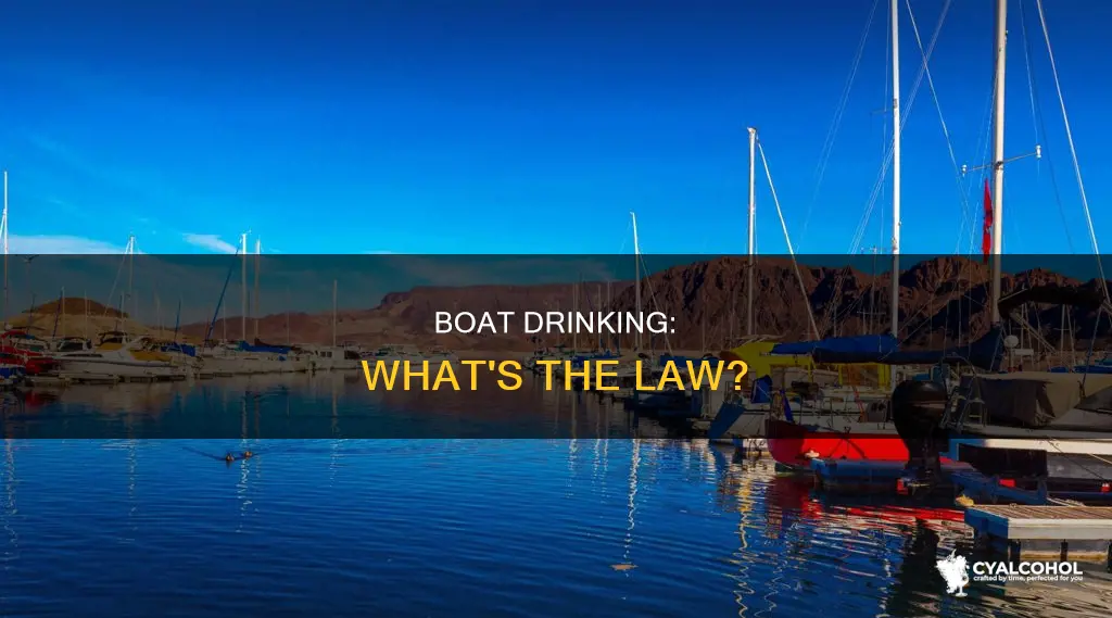 is it legal to have alcohol on a boat