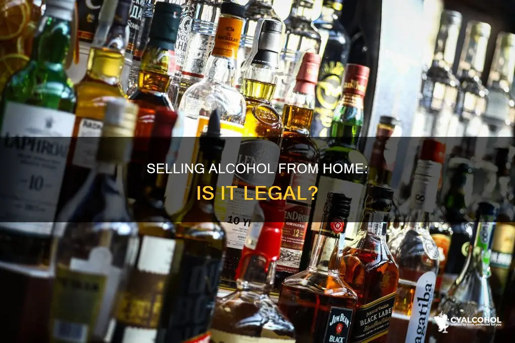 is it legal to sale alcohol in a residential area
