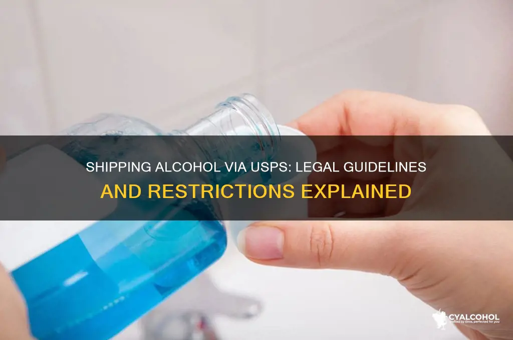 is it legal to ship alcohol through usps