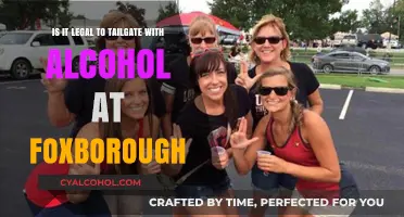 Tailgating with Alcohol: Legal at Foxborough?