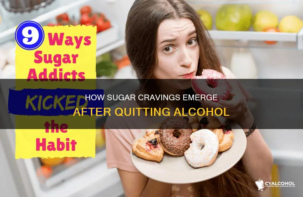 is it normal to craving sweets after giving up alcohol