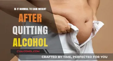 Quitting Alcohol: Why You're Gaining Weight