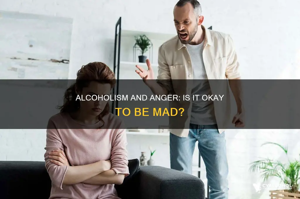 is it ok to be mad at an alcoholic