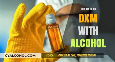 Mixing DXM and Alcohol: Risks, Dangers, and Safety Concerns