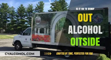 Pouring Alcohol Outside: Environmental Impact and Responsible Disposal Tips