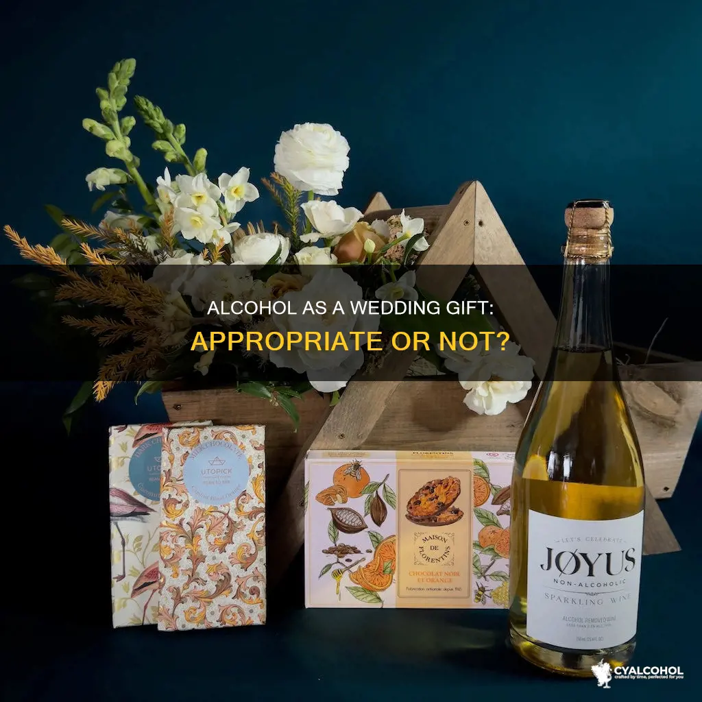 is it ok to give alcohol as a wedding gift
