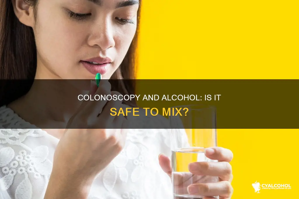 is it ok to have alcohol after a colonoscopy