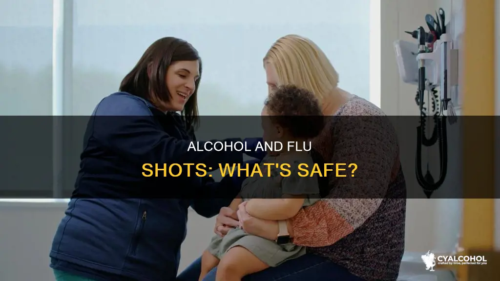is it ok to have alcohol after flu shot