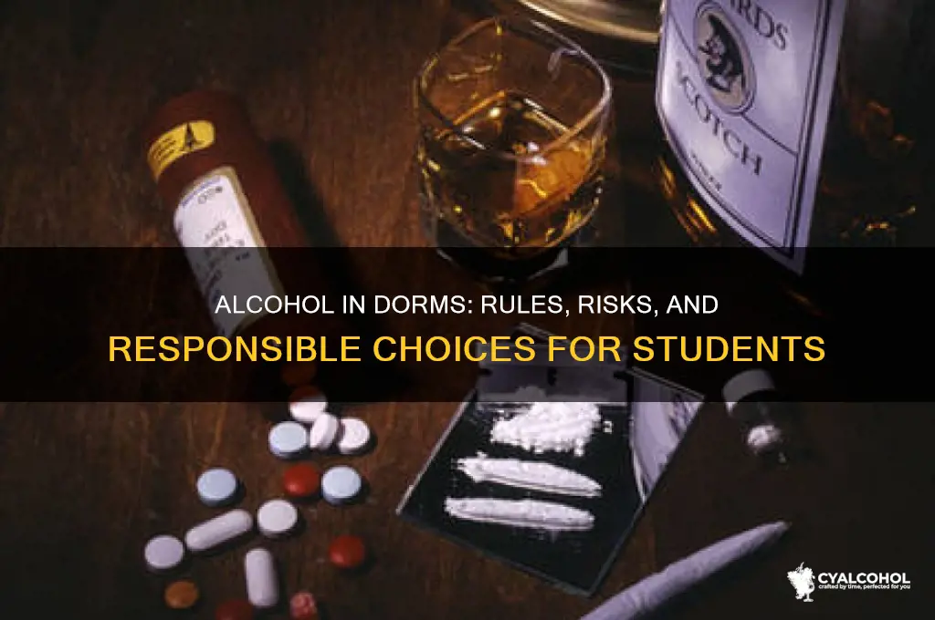 is it ok to have alcohol in dorm