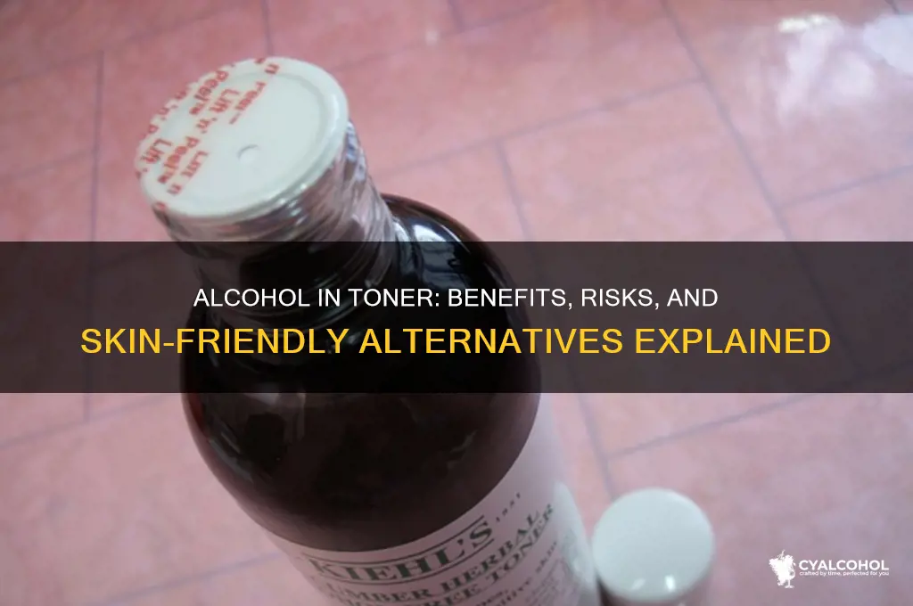 is it ok to have alcohol in toner
