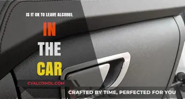 Leaving Alcohol in Your Car: Safe or Not?
